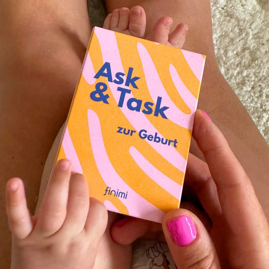 Ask & Task Karten zur Geburt