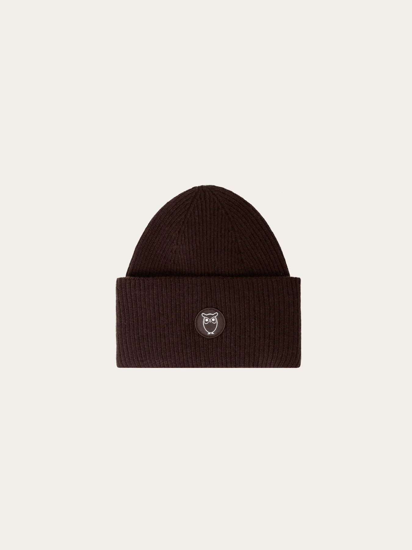 KnowledgeCotton Apparel Beanie Wool Badge