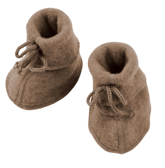 Engel Baby-Schühchen mit Bändel und Flocknähten