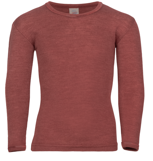 Engel Kinder Shirt langarm Wolle-Seide