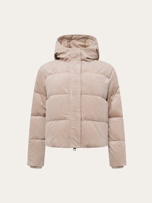 KnowledgeCotton Apparel Jacke Puffer Kord aus Bio-Baumwolle
