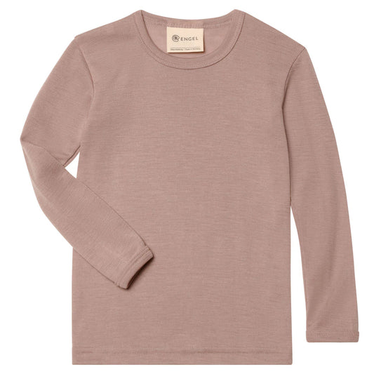 Engel Kinder Shirt langarm Wolle-Seide