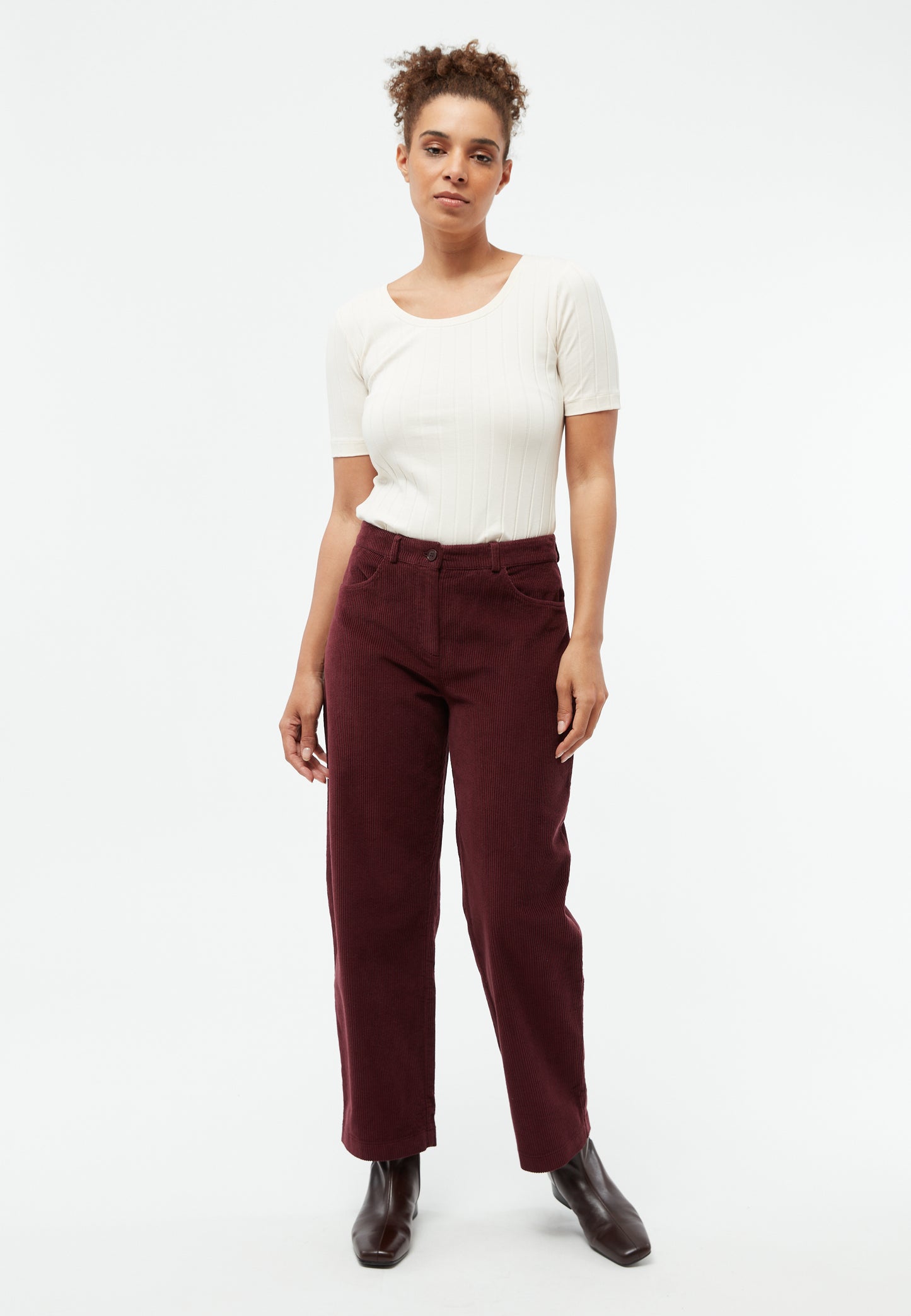 Givn Hose Coralie aus Bio-Baumwoll-Kord