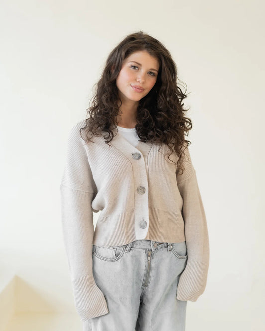 Halfen Grobstrick Cardigan