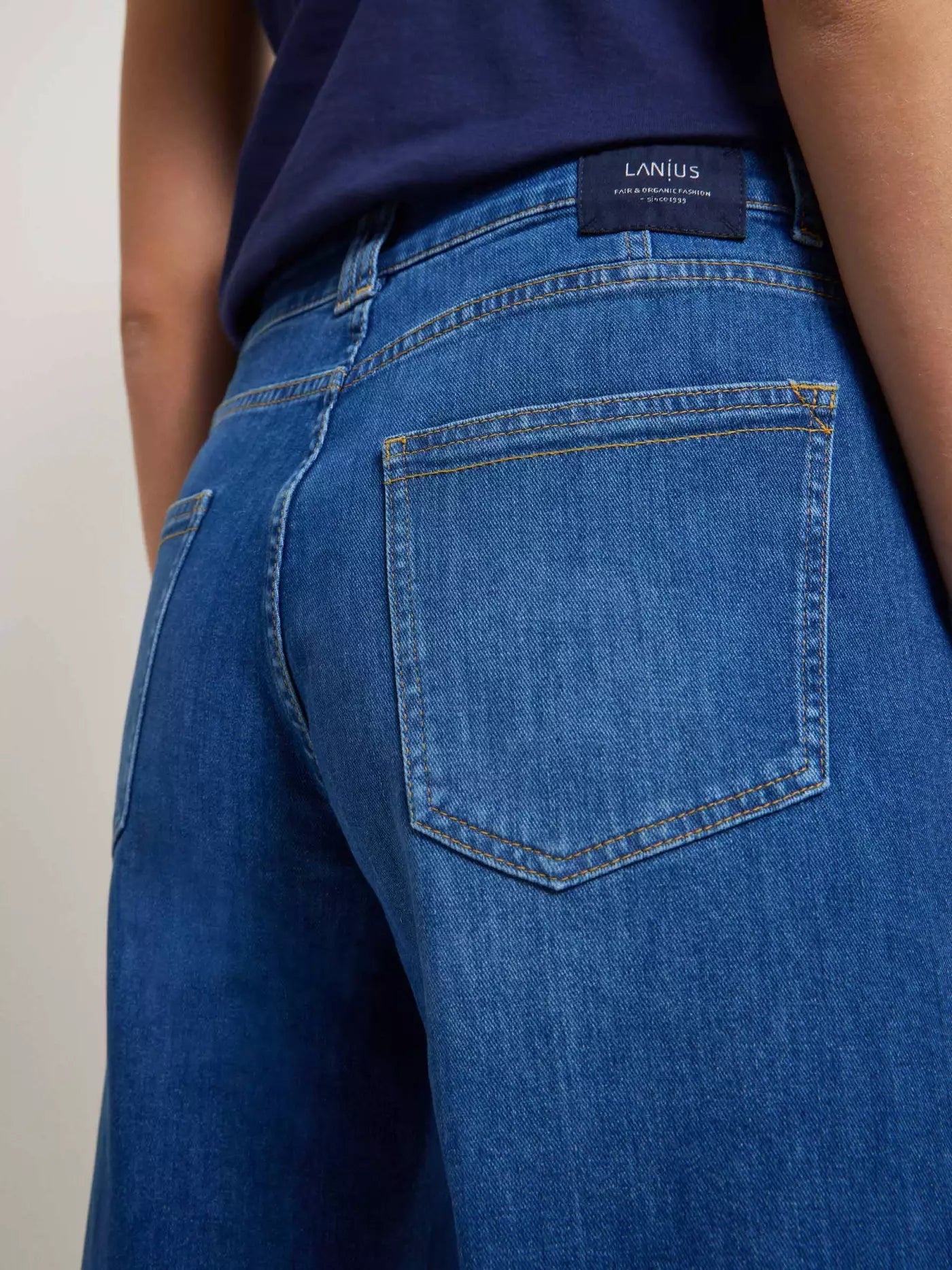 Lanius Relaxed Jeans mit aufgesetzen Taschen
