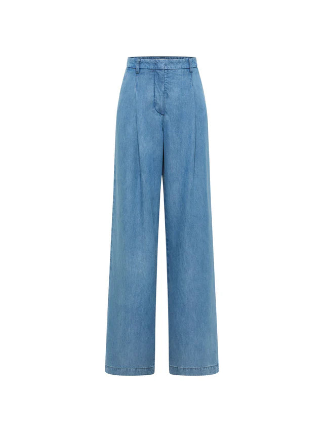 Lanius Jeans mit Bundfalte