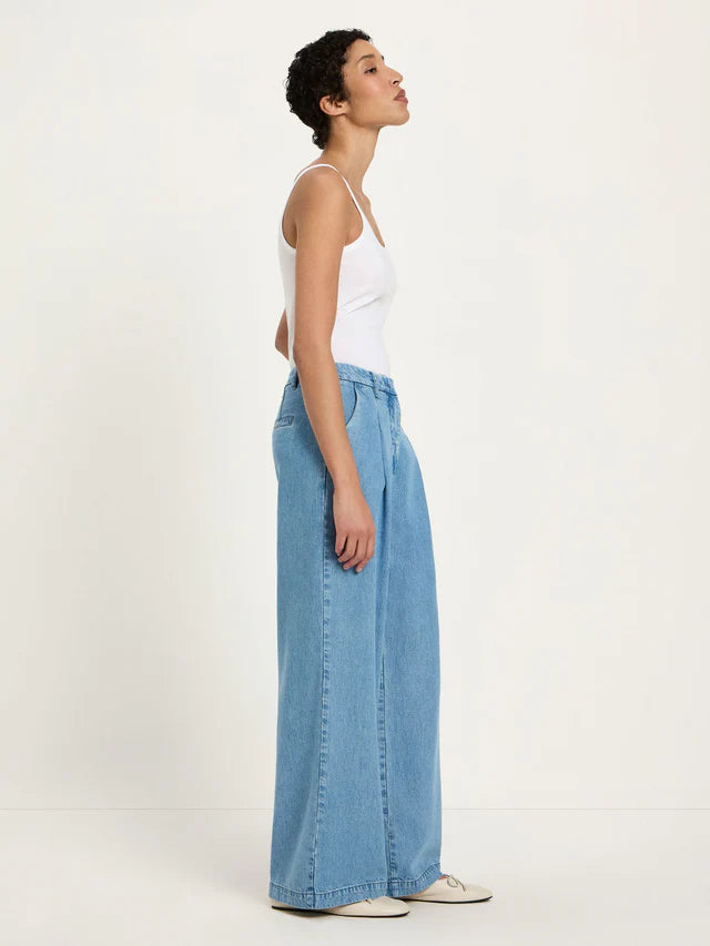 Lanius Jeans mit Bundfalte