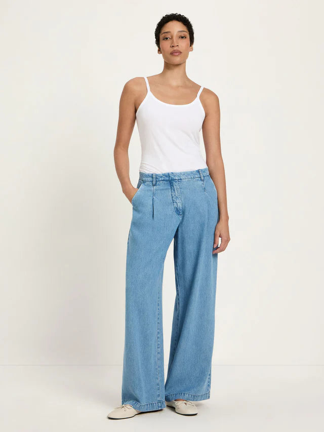 Lanius Jeans mit Bundfalte
