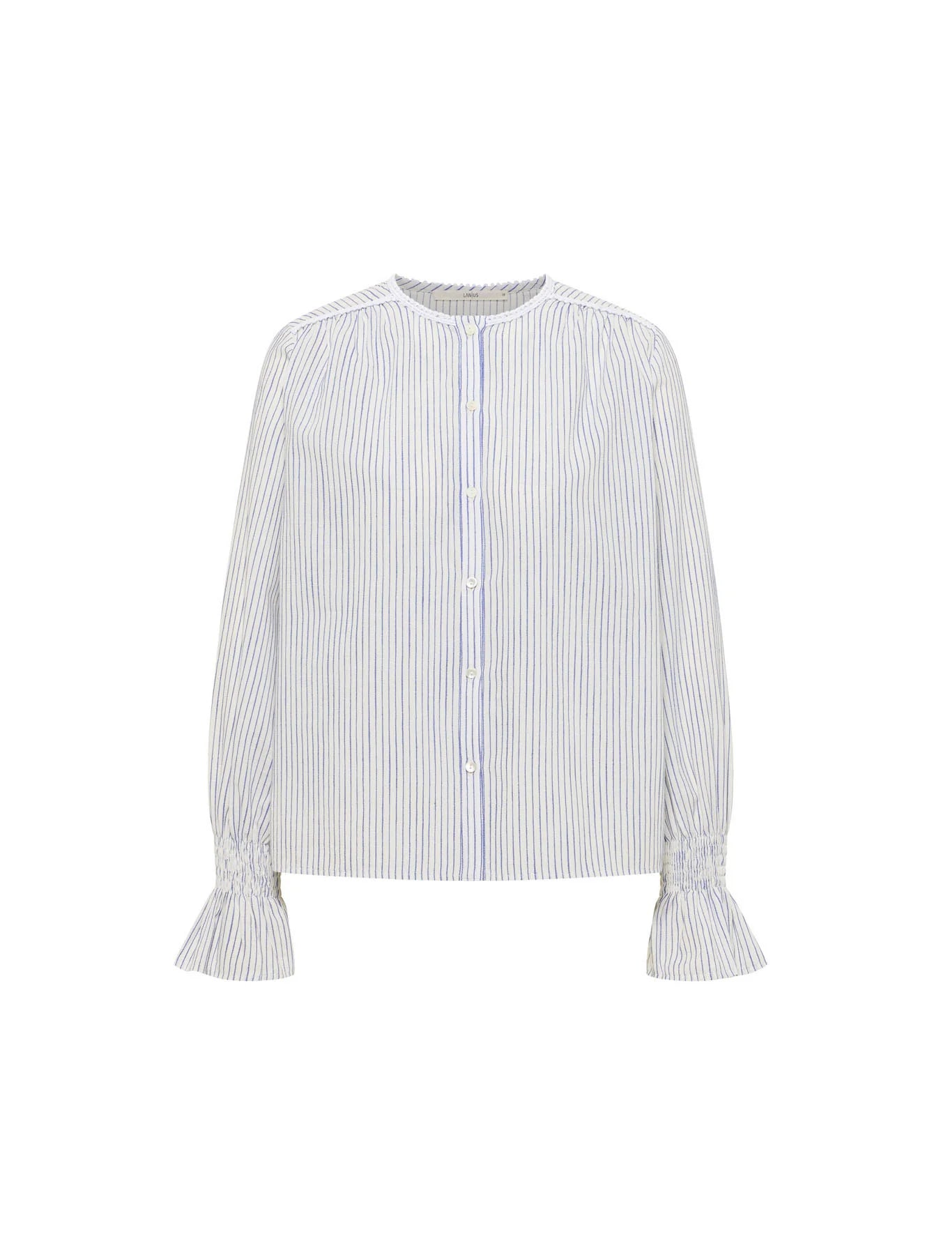 Lanius Bluse mit Spitze (GOTS)