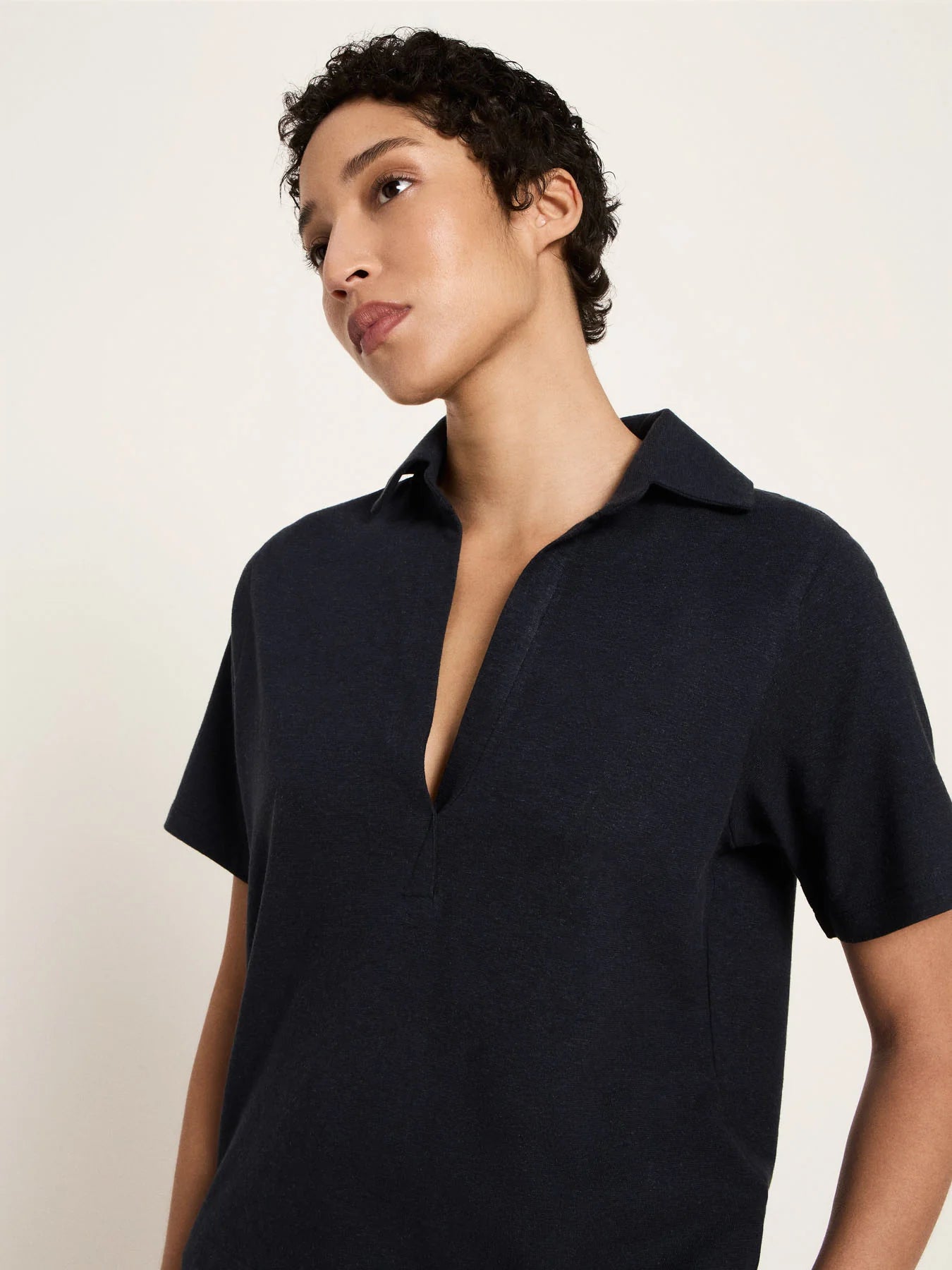 Lanius Shirt mit Polokragen