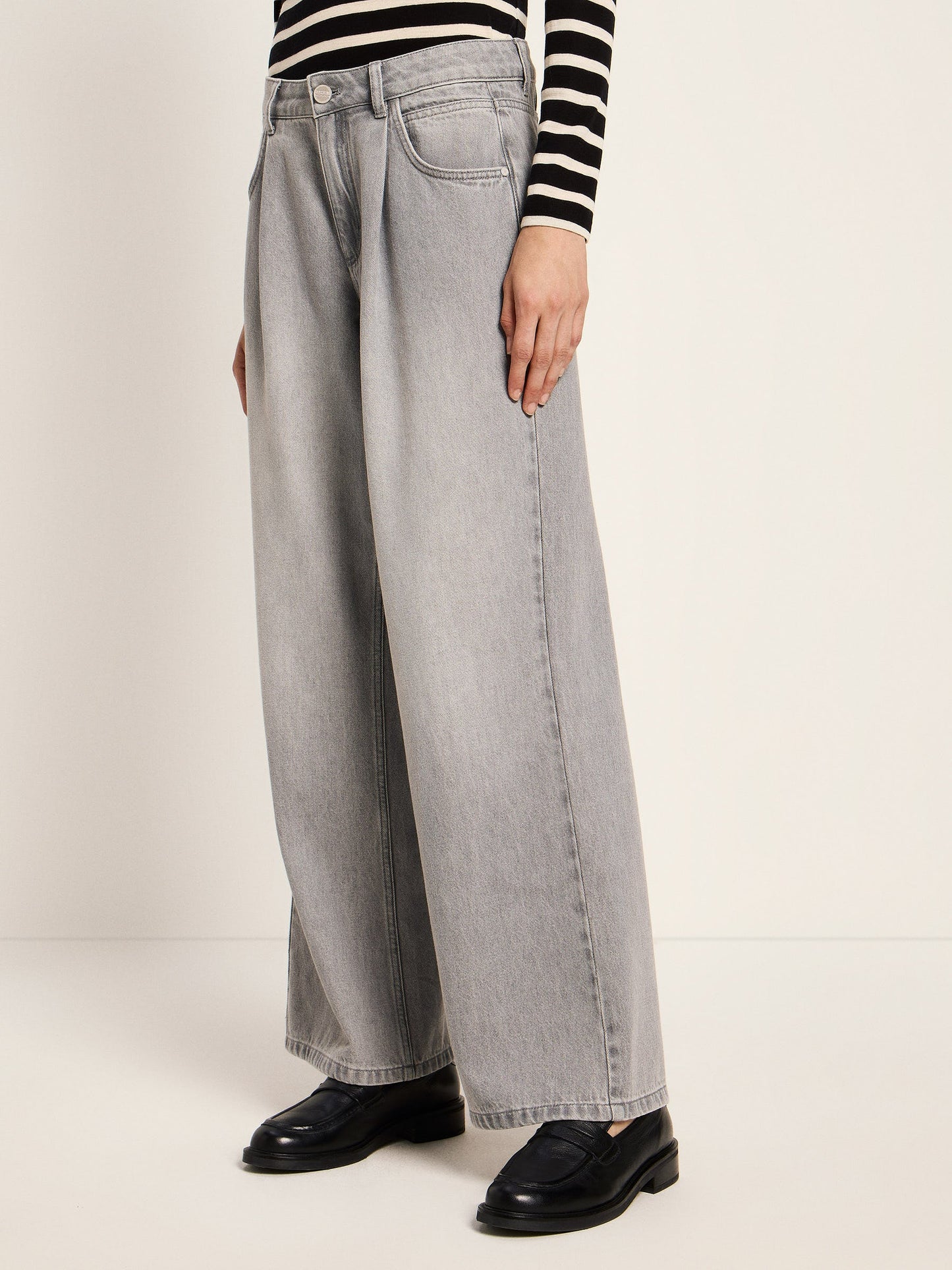 Lanius Marlenejeans mit Bundfalte