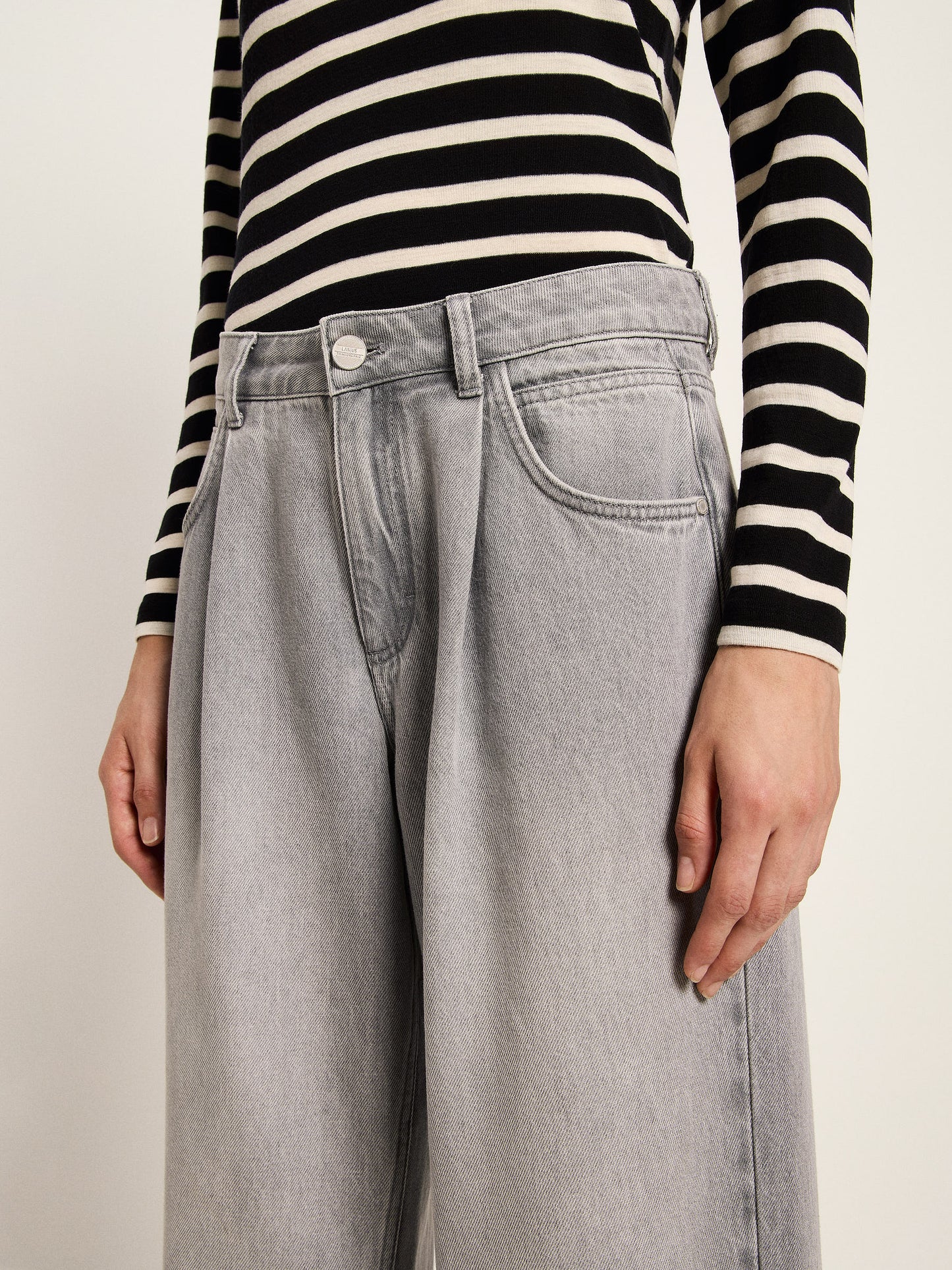 Lanius Marlenejeans mit Bundfalte