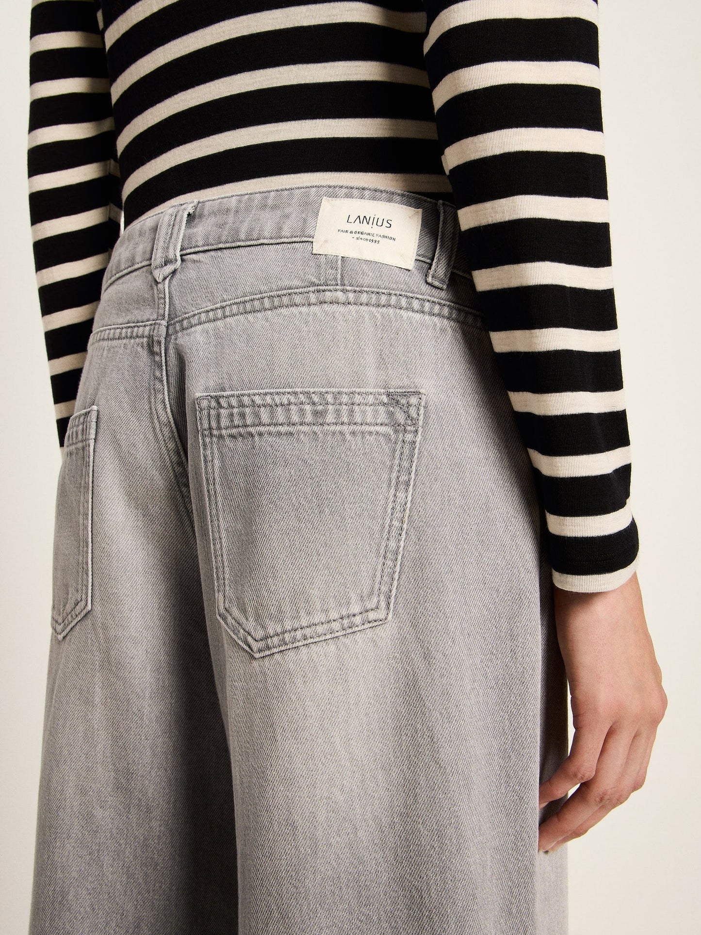 Lanius Marlenejeans mit Bundfalte