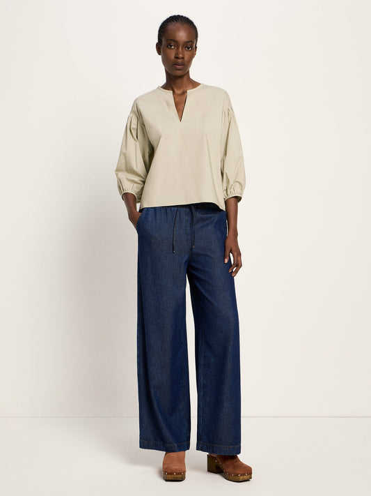 Lanius Bluse mit Kräuseln