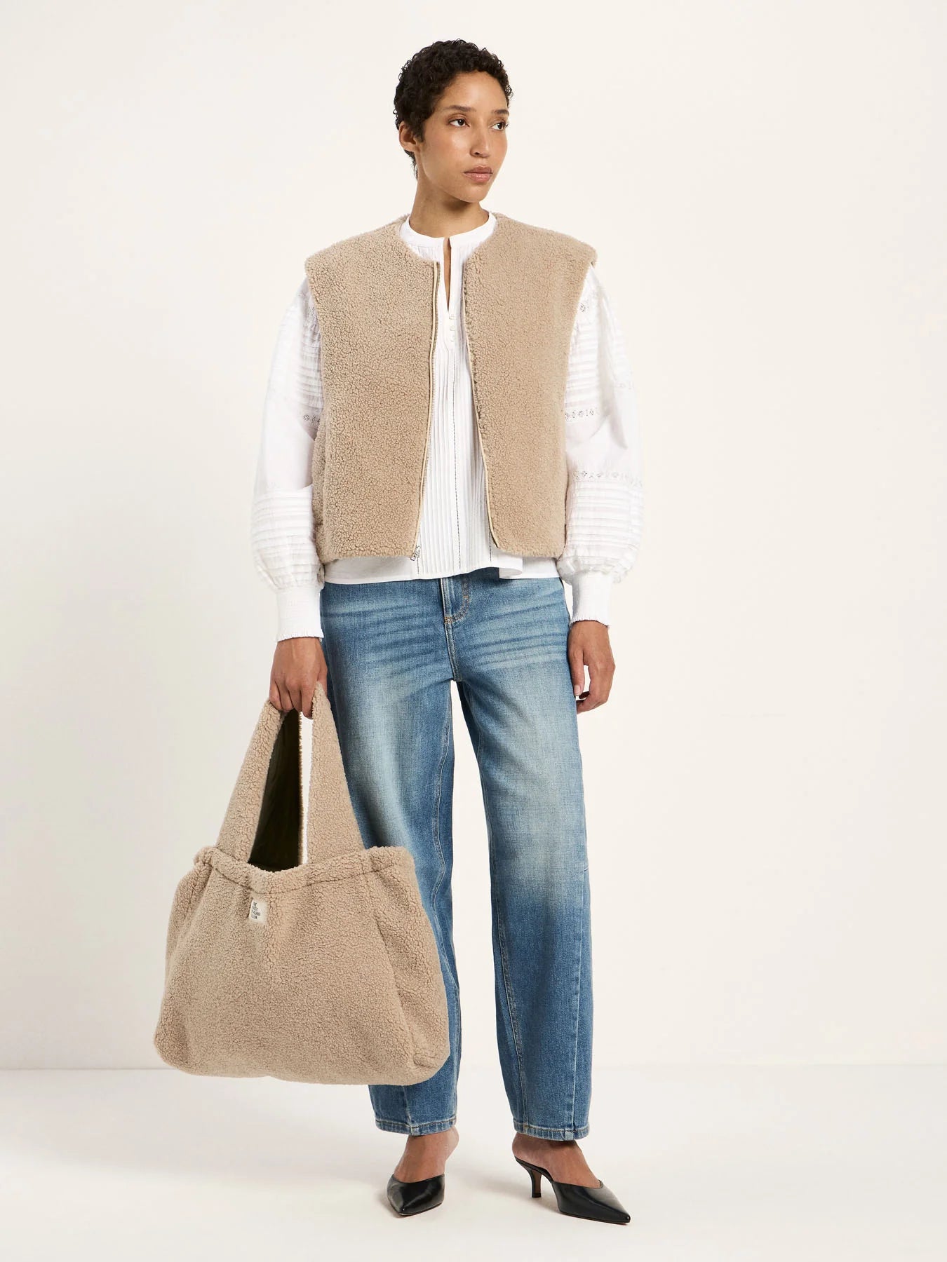 Lanius Wende Weste GRS aus recyceltem Polyester