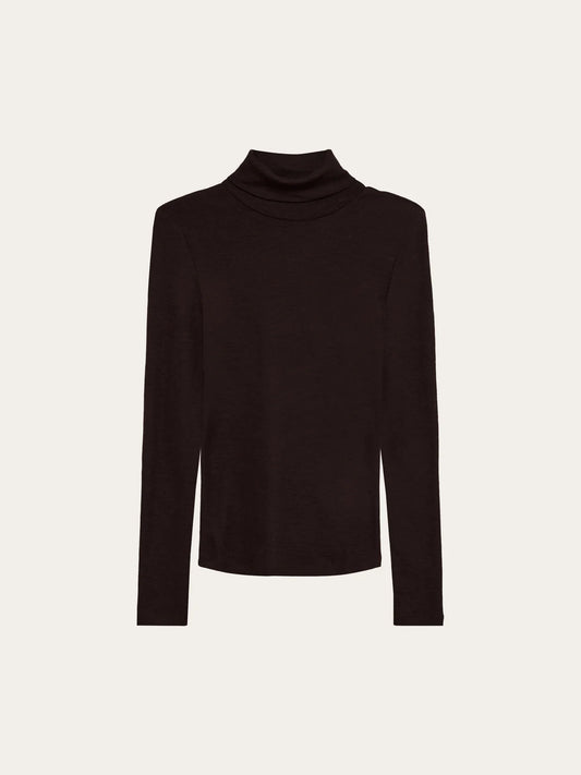 KnowledgeCotton Apparel Pullover Rollkragen aus Merino