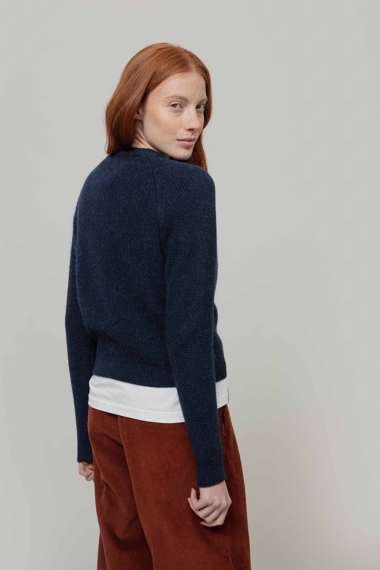 Rifo Cardigan Vittoria aus recycelter Alpaka Wolle
