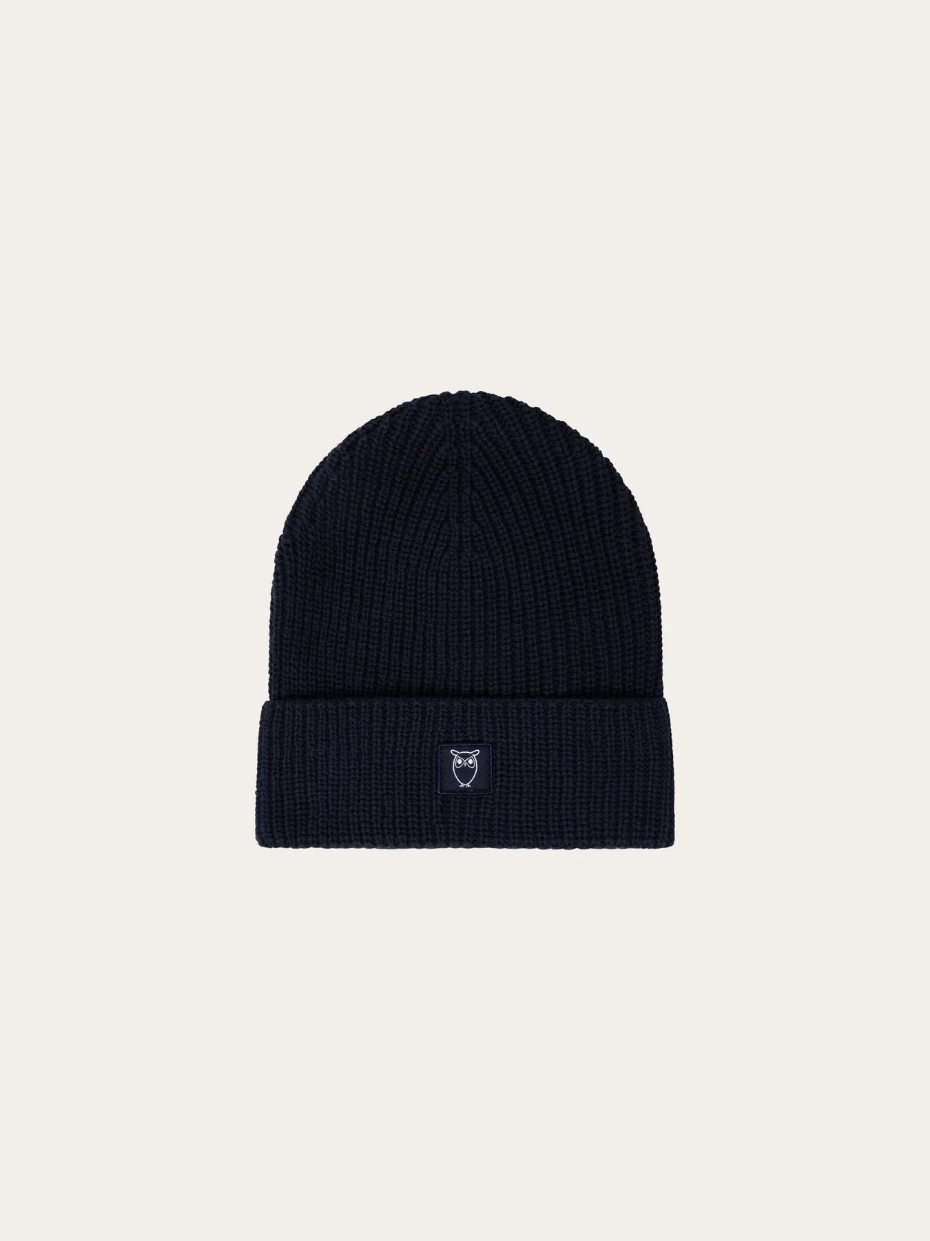 Knowledge Cotton Rip Badge Beanie