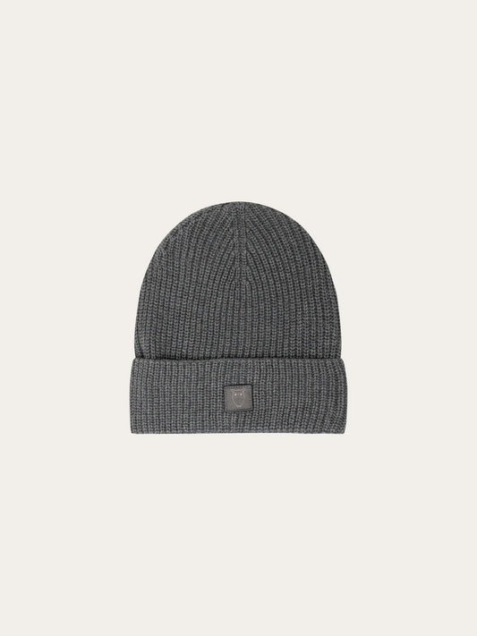 Knowledge Cotton Rip Badge Beanie