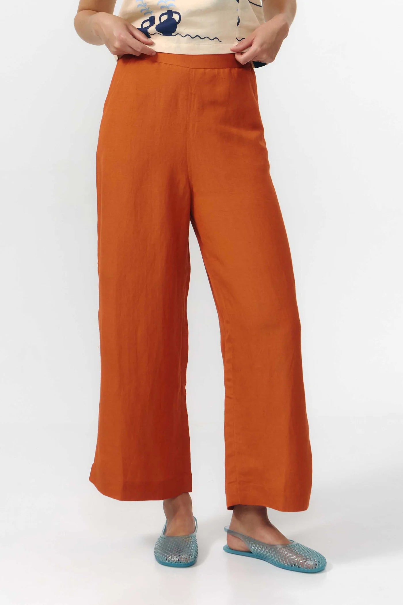 Suite 13 Hose Hatta Leinen/Viskose