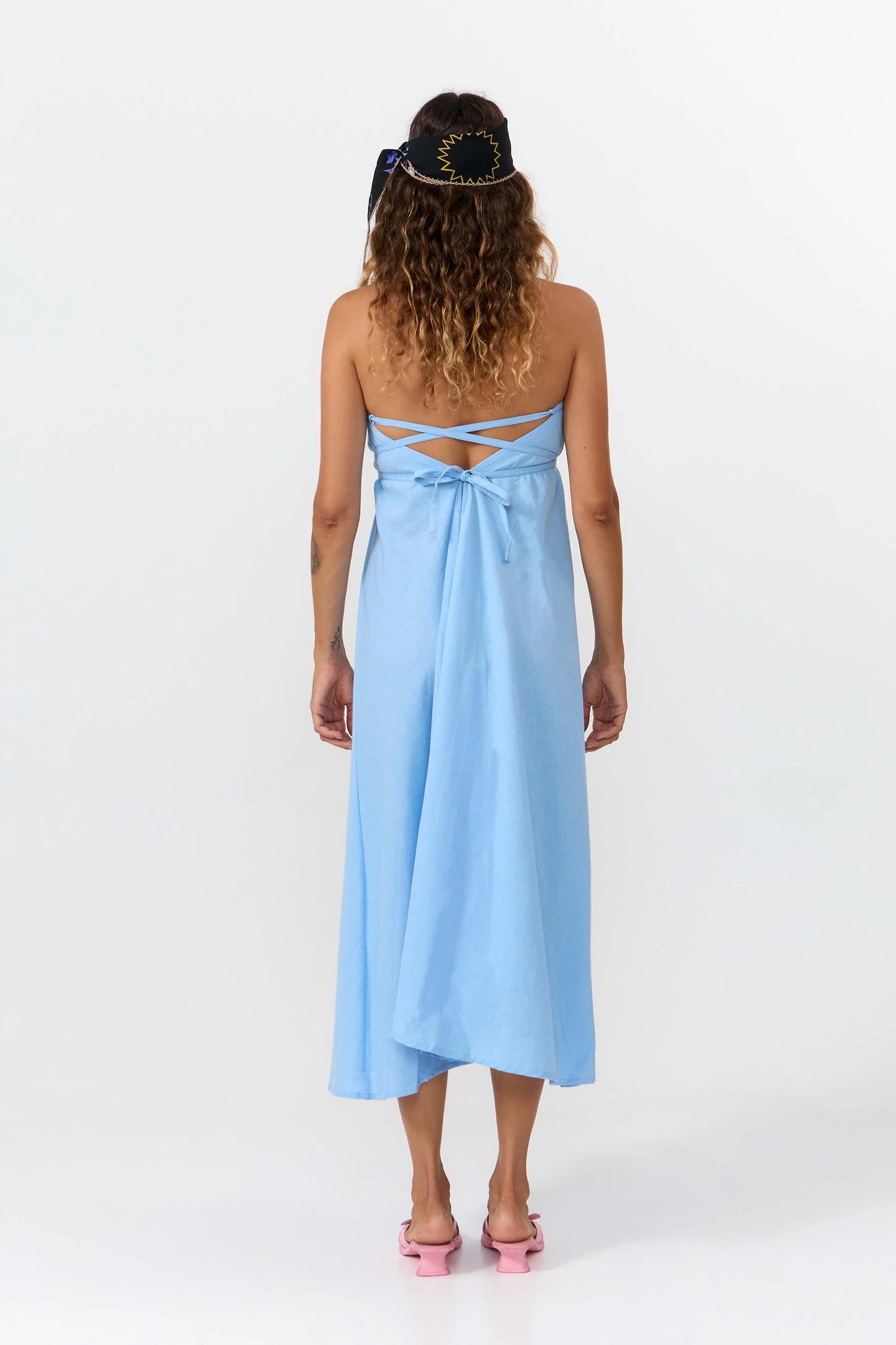 Suite 13 Kleid MP Midi Baumwoll-Leinen