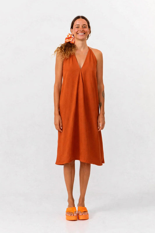 Suite 13 Kleid MP Short Viskose-Leinen