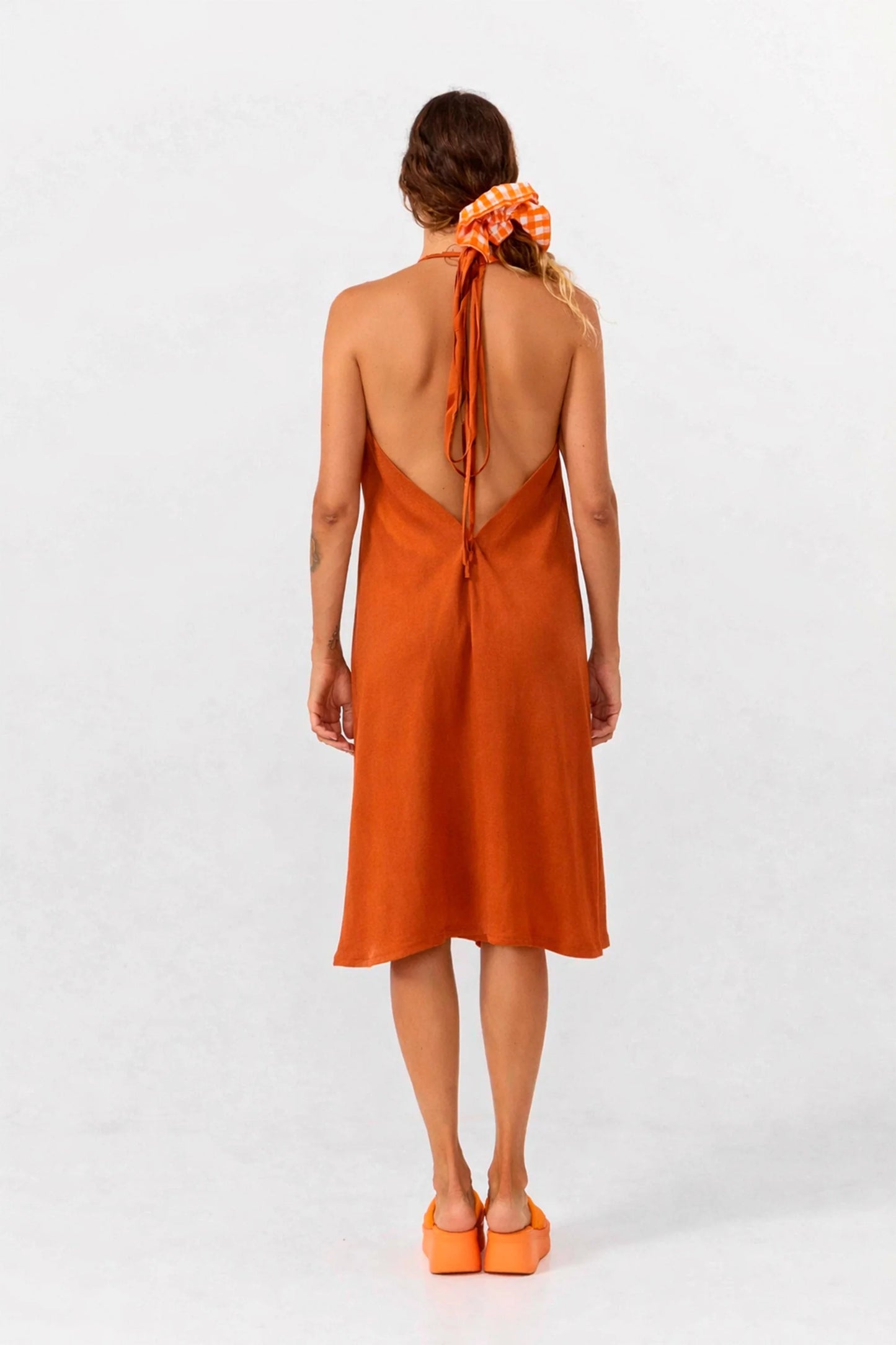 Suite 13 Kleid MP Short Viskose-Leinen