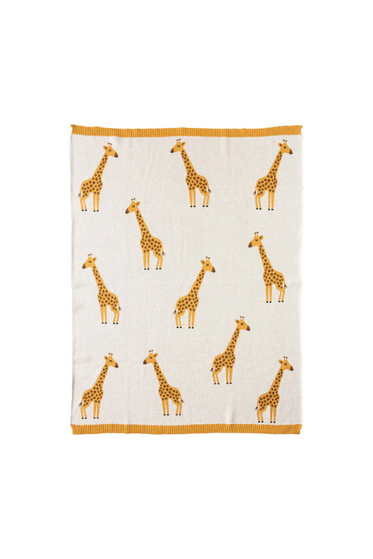Tranquillo Babydecke Giraffe Bio-Baumwolle
