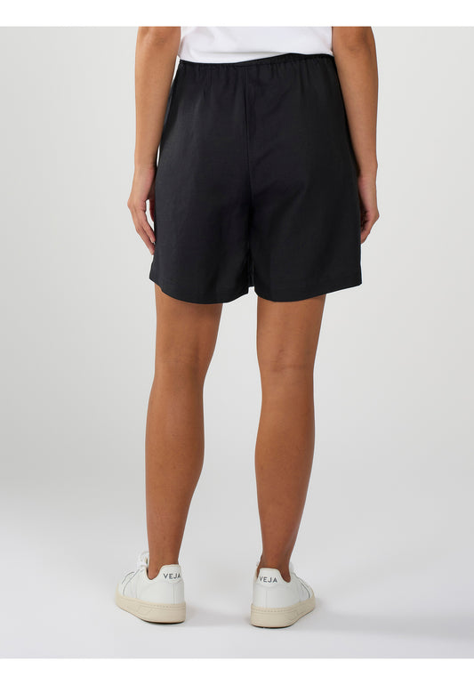 KnowledgeCotton Apparel Linen mix elastic waist shorts - GOTS/Vegan